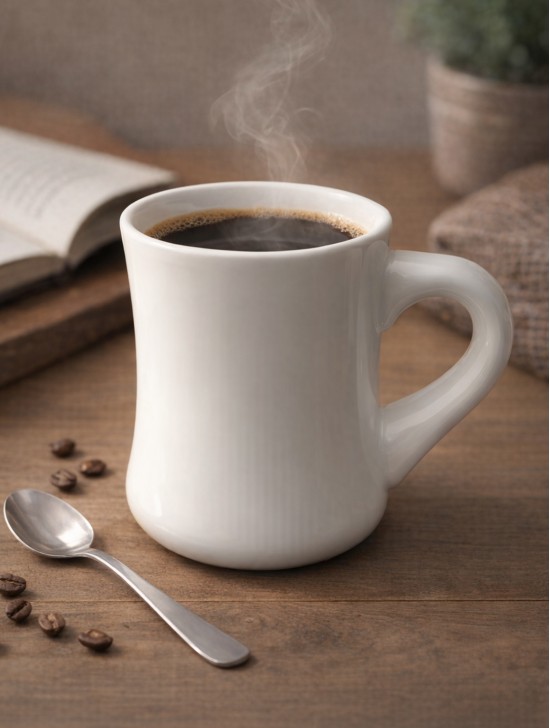 Porcelain No Print Mug, 275 ml